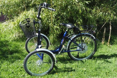 Dreirad Pedelec der Fa Huka Modell T Bike 
