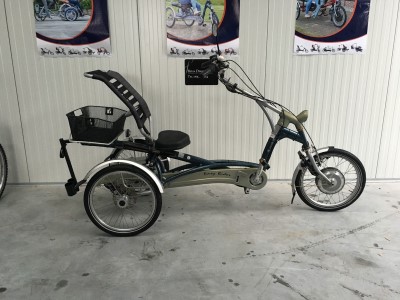Elektrisches Therapeutisches Raam Easy Rider mit Indes Motor Dreirad Liegerad Ahaus