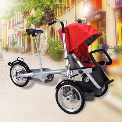Kinderwagen Zwei Sitz Umbrella Eltern Kind Baby Bike Dreirad Auto Portable Fold shanghai
