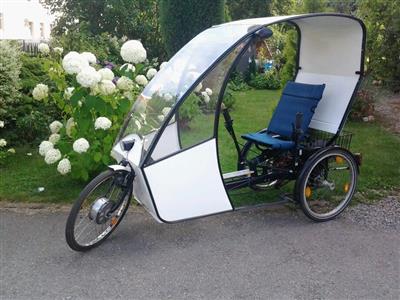 trike liegedreirad kabinenrad velomobil liegerad e bike draisin therapierad Burgstaedt